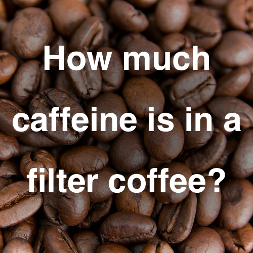 How much caffeine is in filter coffee? Mid Life Pro